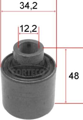 Mounting, control/trailing arm 80000091 - image 2