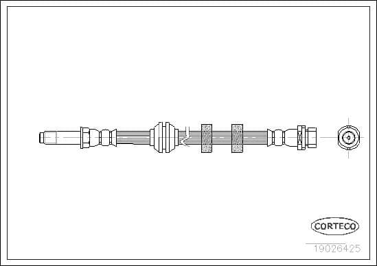 Brake Hose 19026425 - image 2
