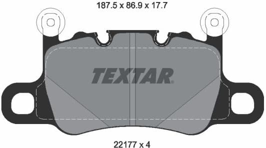 Brake Pad Set, disc brake Q+ 2217701