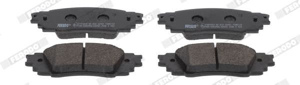 Brake pads rear, Top Quality FDB5122