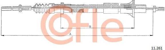 Cable Pull, clutch control 92.11.261