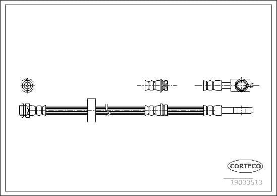 Brake Hose 19033513 - image 2