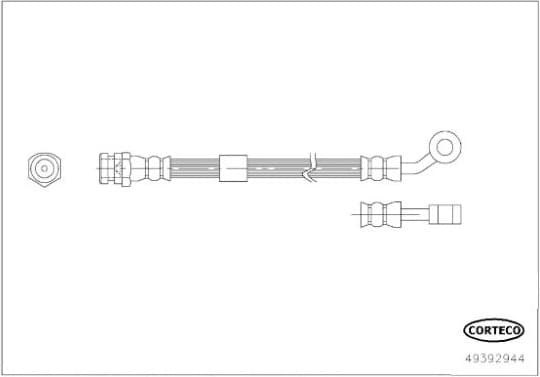 Brake Hose 49392944 - image 2