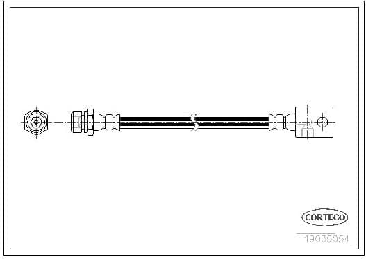 Brake Hose 19035054 - image 2
