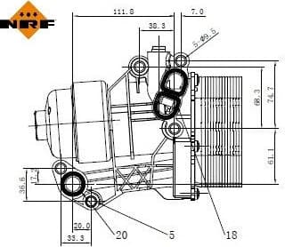 Housing, oil filter 31876 - image 5