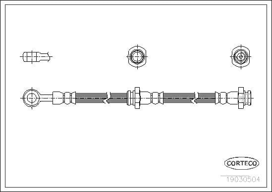 Brake Hose 19030504 - image 2