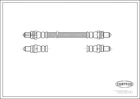 Brake Hose 19018741 - image 2