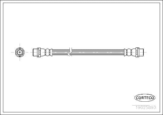 Brake Hose 19025893 - image 2