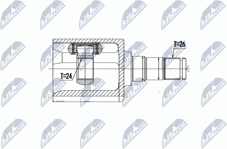 Joint Kit, drive shaft NPW-VV-090