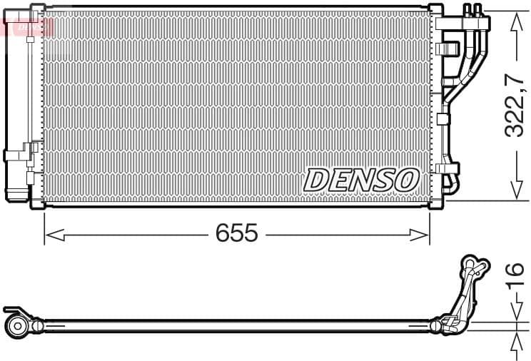 Condenser, air conditioning DCN43011