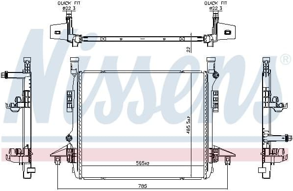 Radiator, engine cooling 606780 - image 5