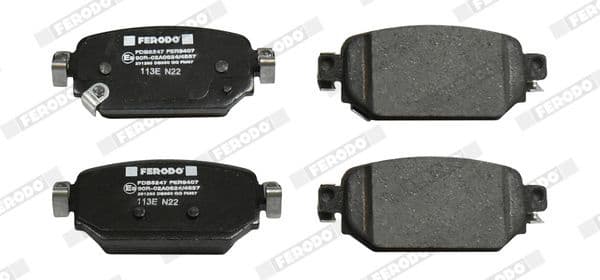 Brake pads rear, Top Quality FDB5247 - image 2