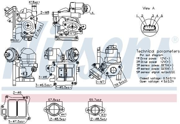 EGR Valve ** FIRST FIT ** 98383