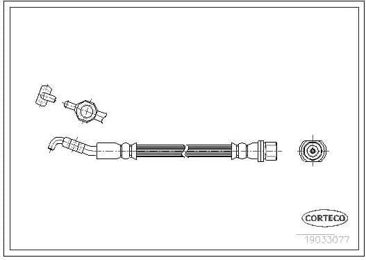 Brake Hose 19033077 - image 2
