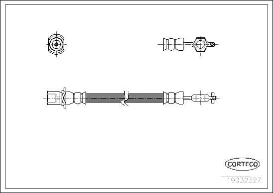 Brake Hose 19032327 - image 2