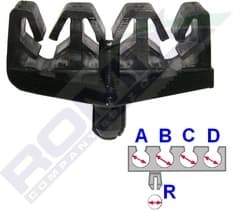 Clip brake hose, pipe C60562