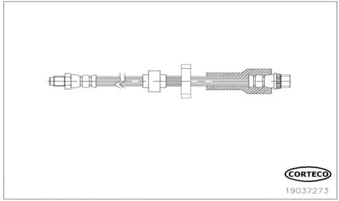 Brake Hose 19037273 - image 2