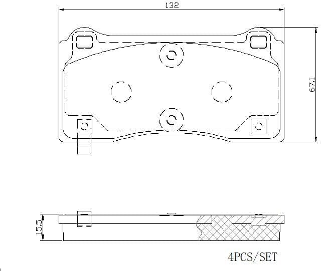 Brake Pad Set, disc brake BEYOND LINE - EV P 09 028E