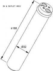 Dryer, air conditioning 33284