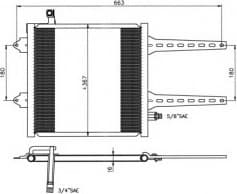Condenser, air conditioning EASY FIT 35049