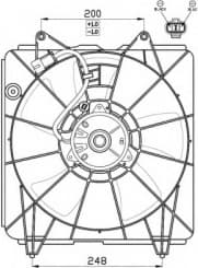 Fan, engine cooling 47545 - image 3