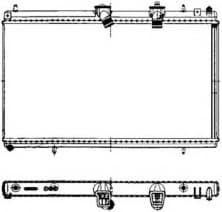 Radiator, engine cooling 50442