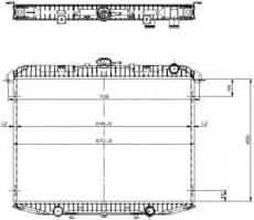 Radiator, engine cooling EASY FIT 519533