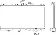 Radiator, engine cooling 526717