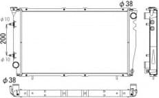 Radiator, engine cooling 53326