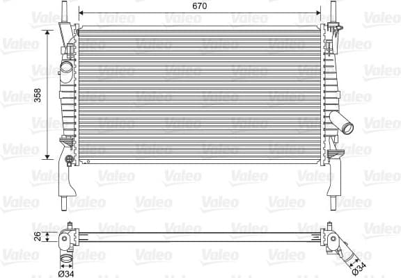 Radiator, engine cooling 701606 - image 2