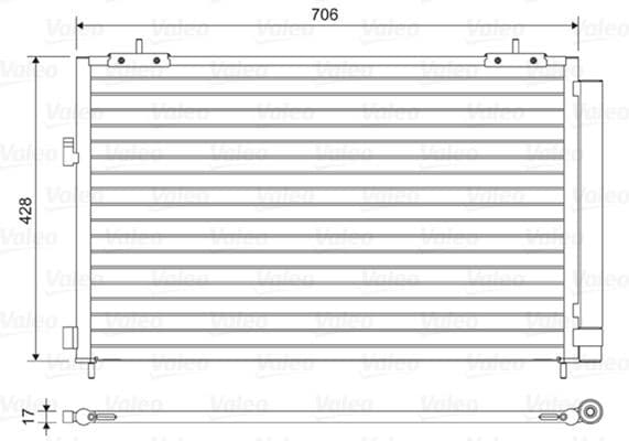 Condenser, air conditioning 814046 - image 2