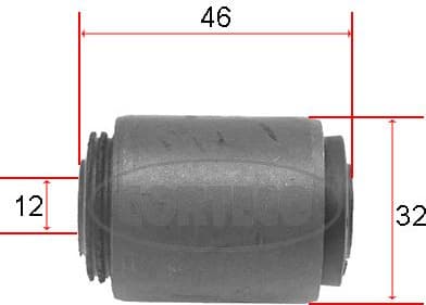 Mounting, control/trailing arm 21652438 - image 2