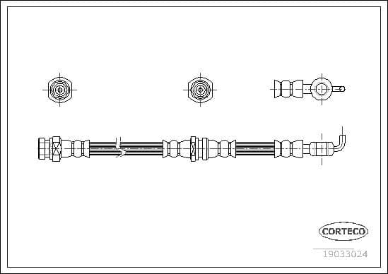 Brake Hose 19033024 - image 2