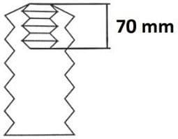 Dust Cover Kit, shock absorber Protection Kit 910357