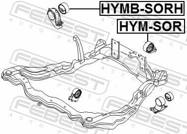 Mounting, engine HYMB-SORH - image 2