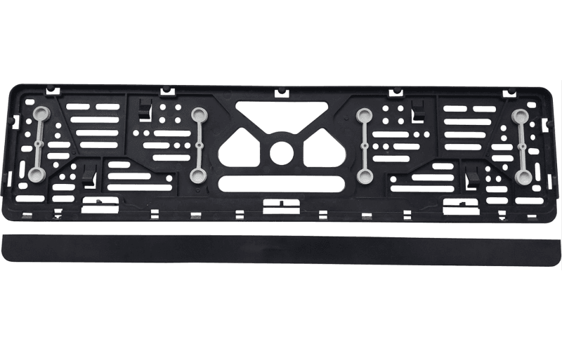Naujos konstrukcijos numerių rėmelis R22 (juodas) - REM-R22-2 - image 3