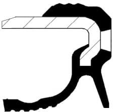 Shaft Seal, crankshaft 49113647