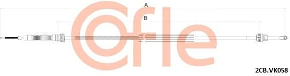Cable Pull, manual transmission 92.2CB.VK058