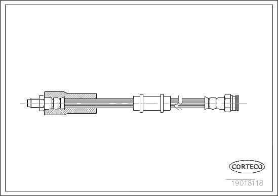 Brake Hose 19018118 - image 2