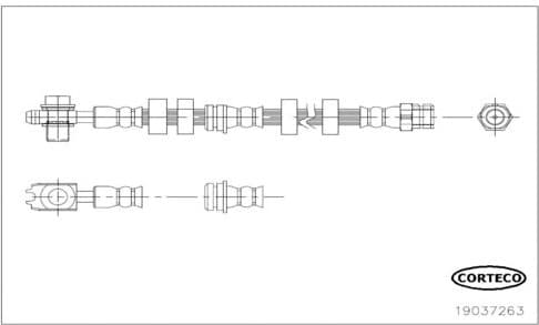Brake Hose 19037263