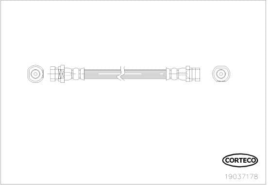 Brake Hose 19037178 - image 2