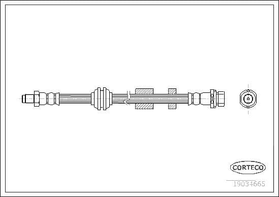 Brake Hose 19034665