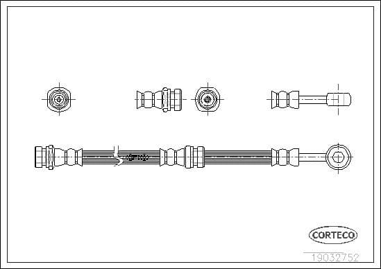 Brake Hose 19032752 - image 2