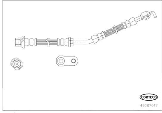 Brake Hose 49387017 - image 2