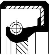 Shaft Seal, crankshaft 15030307B - image 5