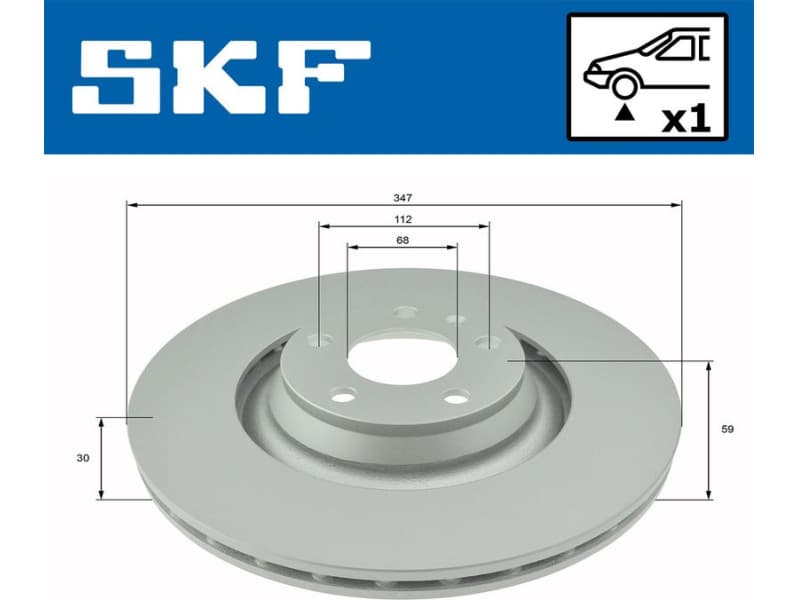 Brake Disc VKBD80274V1 - image 2