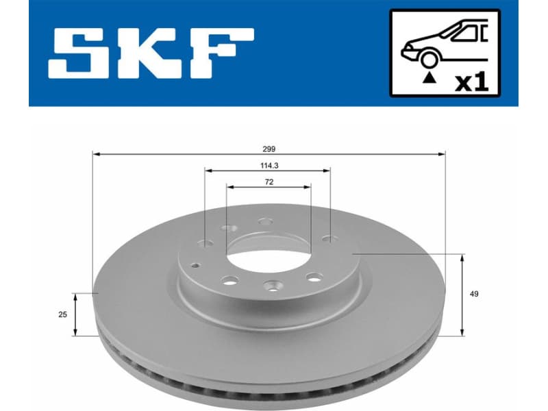 Brake Disc VKBD80218V1 - image 2