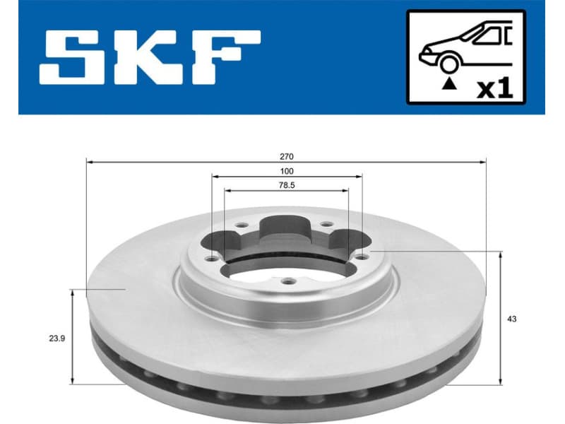 Brake Disc VKBD80123V1 - image 2