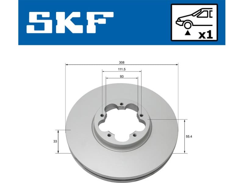 Brake Disc VKBD80211V1 - image 2