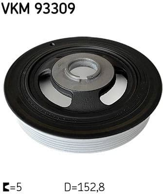 Belt Pulley, crankshaft VKM93309